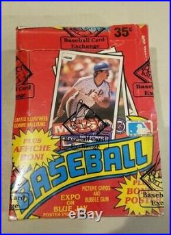 1985 O Pee Chee OPC Baseball Wax Box 36 Sealed Packs Canadian Topps BBCE auth