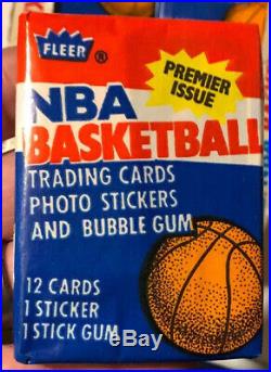 1986-87 Fleer Basketball Sealed Wax Pack Box Never Opened JORDAN ROOKIE