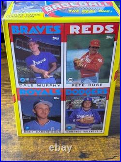 1986 TOPPS BASEBALL UNOPENED BOX, with 36 SEALED PACKS OF 15 CARDS EACH 1986 TOPPS BASEBALL UNOPENED BOX, with 36 SEALED PACKS OF 15 CARDS EACH