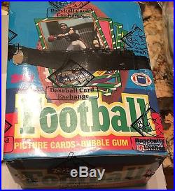 1986 TOPPS FOOTBALL BOX WITH 36 PACKS Sealed & AUTH BY BBCE Rice RC