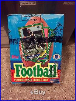 1986 Topps NFL Football Unopened Wax Pack Box 36 Packs Bbce Sealed
