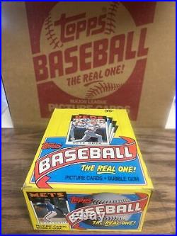 1986 Topps Baseball Wax Box 36 Sealed Packs Mint From Sealed Factory Case
