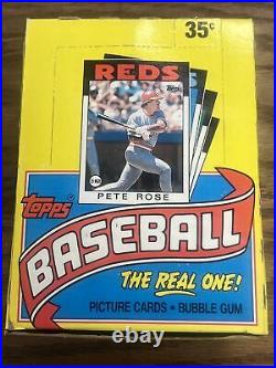 1986 Topps Baseball Wax Box 36 Sealed Packs Mint From Sealed Factory Case