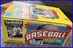 1986 Topps Baseball Wax Box 36 Sealed Packs Untouched