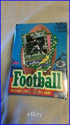 1986 Topps Football WAX BOX. BBCE sealed Possible rice young rookie card psa 10