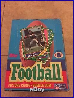 1986 Topps Football Wax Box 20 Sealed Packs Unopened Jerry Rice / Young Rookie