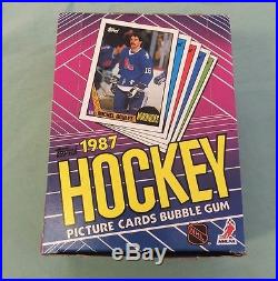 1987-88 Topps Hockey Factory Sealed Box 36 Wax Packs Yzerman Gretzky