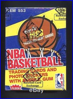 1988-89 Fleer Basketball Unopened Wax Pack Box with 36 Packs BBCE Sealed Auction 2