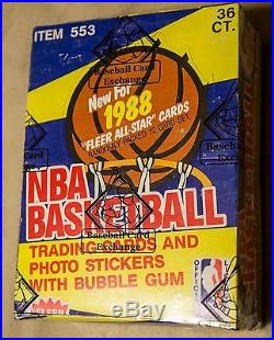 1988 FLEER BASKETBALL SEALED WAX BOX BBCE Authenticated