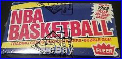 1988 Fleer Basketball Unopened Wax Box BBCE, sealed (36 packs)