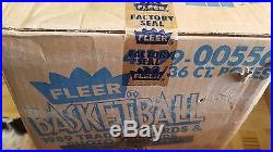 1989-90 Fleer Basketball Case Factory Sealed 12 Boxes