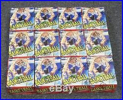 1989-90 Fleer Basketball Unopened Box Case with 12 Boxes Each Box BBCE Sealed