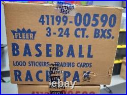 1989 Fleer Baseball Factory Sealed 3 Box Rack Pack Case Griffey 4119900590 (FC)