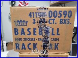 1989 Fleer Baseball Factory Sealed 3 Box Rack Pack Case Griffey 4119900590 (FC)