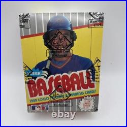 1989 Fleer Baseball Factory Sealed Wax Box BBCE Wrapped