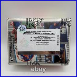 1989 Fleer Baseball Factory Sealed Wax Box BBCE Wrapped