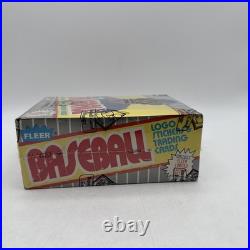 1989 Fleer Baseball Factory Sealed Wax Box BBCE Wrapped