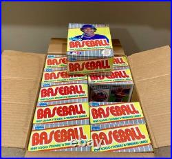 1989 Fleer Baseball Wax Pack Boxes (From an Early Factory Sealed Case #83501)