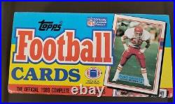 1989 Official NFL Football Cards Complete Set Factory Sealed 396 Cards Box Set