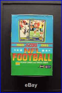 1989 Score Football Wax Box From Factory Sealed Case Sanders, Aikman, Deion RC