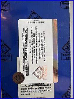 1989 Upper Deck Baseball Box High Series Sealed Bbce Fasc