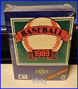 1989 Upper Deck Baseball Cards High Number Series Box Factory Sealed 1989 Upper Deck Baseball Cards High Number Series Box Factory Sealed