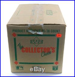 1989 Upper Deck Baseball Low # Case Sealed 20 Boxes Griffey Smoltz
