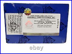 1989 Upper Deck Low Series Baseball Wax Box BBCE Wrapped And Sealed. Must Have