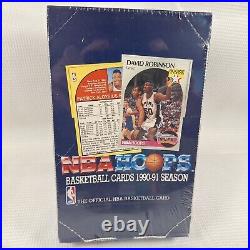 1990-91 NBA HOOPS Basketball Factory Sealed Box Unopened 36 Packs @@ MENENDEZ@@