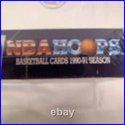 1990-91 NBA HOOPS Basketball Factory Sealed Box Unopened 36 Packs @@ MENENDEZ@@