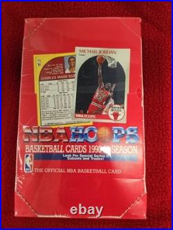 1990-91 Nba Hoops Basketball Series 2 Factory Sealed Box! Jordan, Johnson, Bird