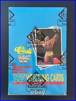 1990 Classic WWF Wrestling Series 1 Wrapped Sealed BBCE Wax Box