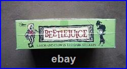 1990 Dart Beetlejuice Movie Trading Cards Sealed Box 48 Packs Cards/Stickers
