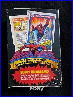 1990 Impel Marvel Universe Sealed Box (36 Packs) + Possible Halograms! + Bonus