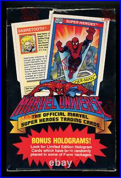 1990 Impel Marvel Universe Series 1 Box BBCE Wrapped And Sealed