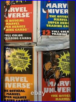 1990 Marvel Universe Series 1 Trading Cards Box From New Sealed Case! 36 Packs