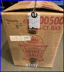 1990 fleer basketball Wax Box BBCE FASC Sealed 03/21