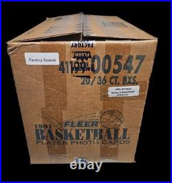 1991-92 Fleer Series 1 Basketball FASC Wax Box 36 Packs Michael Jordan Provision