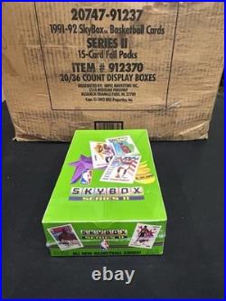 1991-92 Skybox Series 2 Basketball Factory Sealed Wax Box 36 Packs USA Jordan 1991-92 Skybox Series 2 Basketball Factory Sealed Wax Box 36 Packs USA Jordan