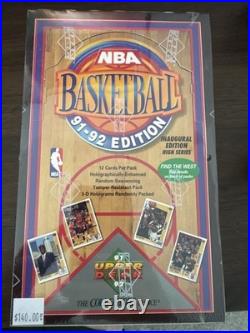 1991-92 Upper Deck Find The West Inaugural High Edition Basketball Sealed Box