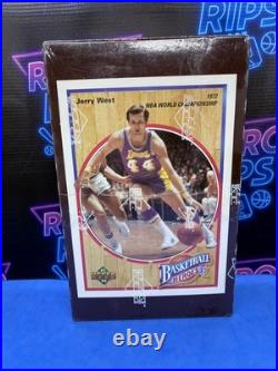 1991-92 Upper Deck High Series Basketball Factory Sealed Wax Box 36 Packs Jordan