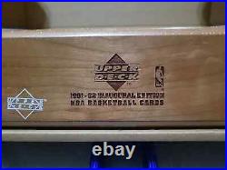 1991-92 Upper Deck Inaugural Master Basketball Set In Wood Grain Box Sealed
