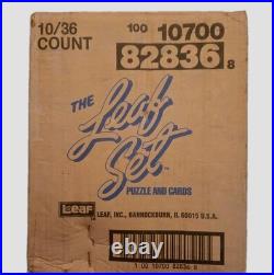 1991 Leaf Baseball Series 2 Factory Sealed Case 10/36