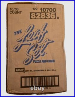 1991 Leaf Baseball Series 2 Factory Sealed Case 10/36