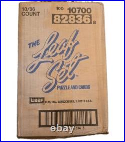 1991 Leaf Baseball Series 2 Factory Sealed Case 10/36