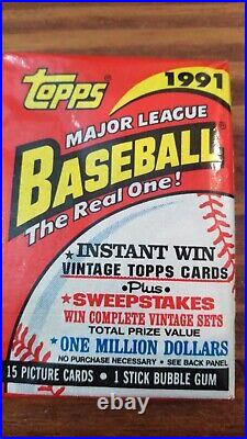 1991 Topps Baseball Desert Shields Sealed Box