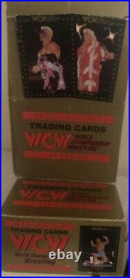 1991 WCW Championship Wrestling Cards Full Box of 36 Sealed Packs RARE