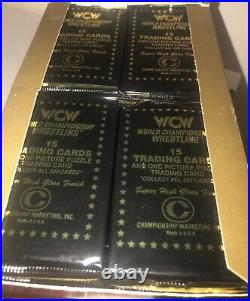 1991 WCW Championship Wrestling Cards Full Box of 36 Sealed Packs RARE