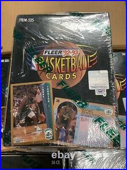 1992-93 Fleer Series 1 Basketball Box Factory Sealed 36pc Michael Jordan Inserts