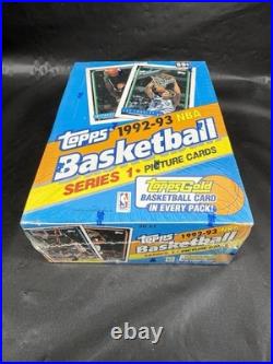 1992-93 Topps Basketball Series 1 Factory Sealed Clean Box Unopened Jordan Gold